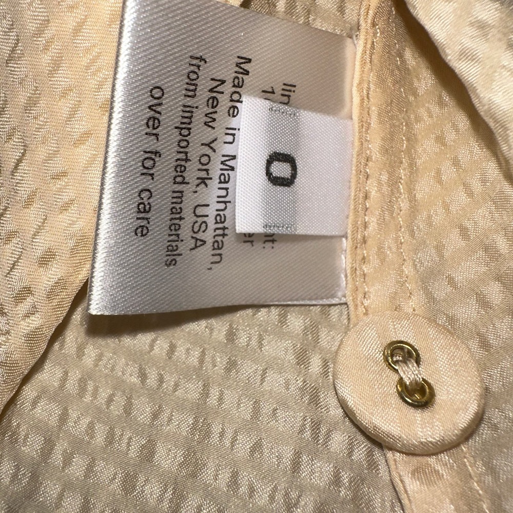Rachel Comey Hammered Silk Hanley Maxi Dress Cream Adjustable Waist Size 0 BN - Picture 14 of 16